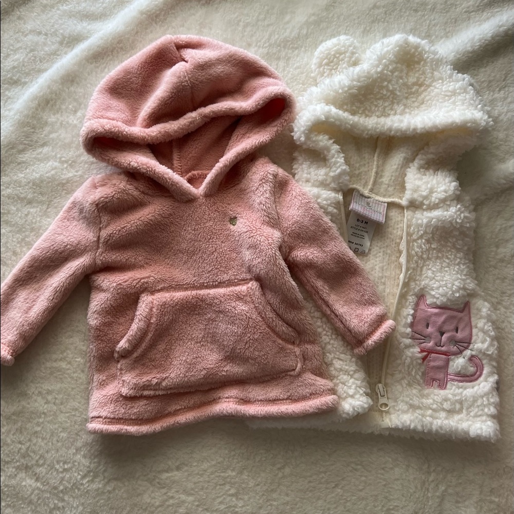 Baby Girl Cozy Sweater/Vest